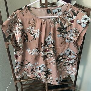 Light pink floral top